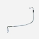 G503,Army Jeep, Military Jeep, Military, WWII, Post War, Willys, Ford, CJ,MB,GPW,M38,fuel line, steel, fuel pump to carburetor A1369