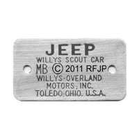 MB GPW, MB GPW PartsData plate late frame scout car with rivets -dp frame late,MB,GPW,dp frame late Jeep G503 RFJP VintageJeeps