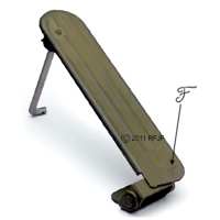 MB GPW, MB GPW PartsAccelerator pedal and link ass'y F marked -A6851 GPW9735,MB,GPW,A6851 GPW9735 Jeep G503 RFJP VintageJeeps