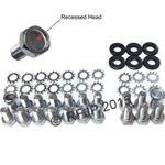 MB GPW  Oil pan bolt and spacer set - A7238 K  Vintagejeeps RFJP G503 MB GPW Jeep