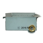 MB GPW, MB GPW Parts,A3497 E,Fuel tank sump early w/ drains -A3497 E Slat Grill, MB,GPW,Jeep,G503,RFJP,VintageJeeps