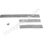 MB GPW, MB GPW PartsRadiator top and side seals set, Slat Grill -A3574 SG,MB,GPW,A3574 SG Jeep G503 RFJP VintageJeeps