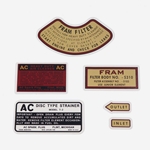 MB GPW, MB GPW PartsEngine Fram Decal, MB  -decal mb,MB,GPW,decal mb Jeep G503 RFJP VintageJeeps