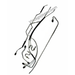 MB GPW, MB GPW PartsSlat Grill Brake line kit -line brake SG,MB,GPW,line brake SG Jeep G503 RFJP VintageJeeps